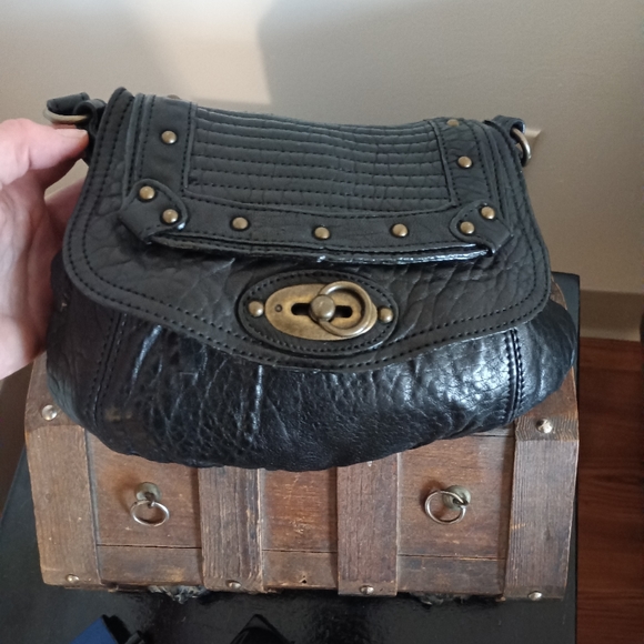 Abaco Mini Crossbody Bag Black Leather - Picture 5 of 10